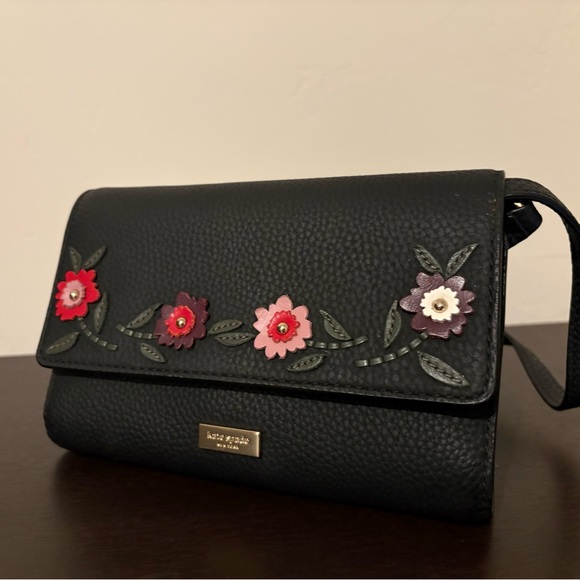 Kate Spade Laurel Way Embellished Connie Leather Crossbody - Picture 2 of 5